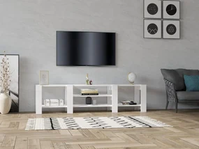 TV stolík Deketo (biela) . Vlastná spoľahlivá doprava až k Vám domov. 1095117