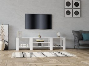 TV stolík Deketo (biela) . Vlastná spoľahlivá doprava až k Vám domov. 1095117