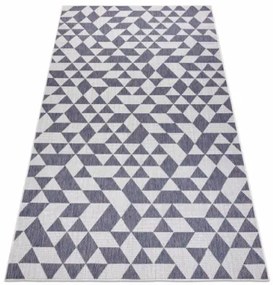 Koberec SIZAL SION geometric 22373 ecru/nebeský/rúž