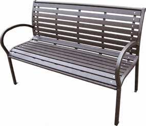 Garden Line ZÁHRADNÁ LAVICA 125 x 60 x 80 TMAVÁ *5842