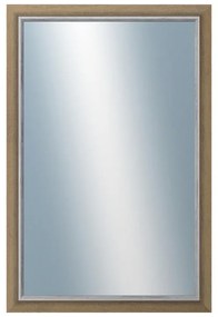DANTIK - Zrkadlo v rámu, rozmer s rámom 40x60 cm z lišty TAIGA béžová (3105)