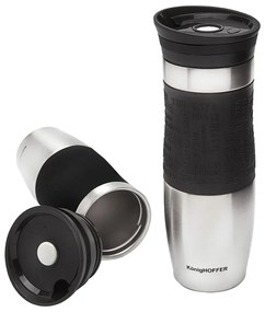 Termohrnček Loara 500 ml čierny/nerez