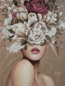 RUČNE MAĽOVANÝ OBRAZ 586B 80X100 CM