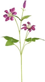 Umelá rastlina plamienok Clematis 73 cm fialová