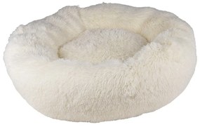 Krémový pelech pre psa ø 75 cm Fluffy – Love Story