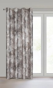 ZATEMŇOVACÍ ZÁVES NA KRÚŽKOCH ESTER 140X250 CM VZOROVANÁ