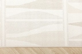 Koberec šnúrkový Haga 04726A krémový / béžový / sivý