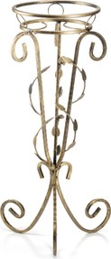 STOJAN NA KVETINÁČ QUINCY 77X35 CM ZLATÁ