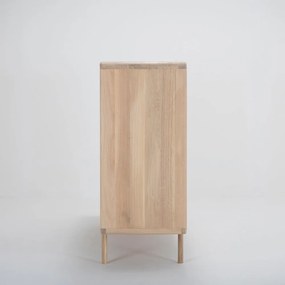 Komoda z masívneho dubového dreva s 3 zásuvkami Gazzda Fawn, šírka 180 cm