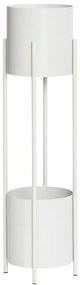 Biely kovový stojan na kvety Hübsch Stand, výška 1 m