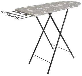 Erga Model Irit Black, žehliaca doska 120x30x80 cm, čierna-viacfarebné, ERG-SEP-10DESIRITBLA