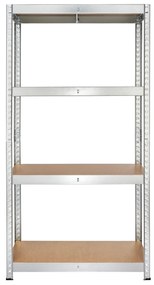 Parkside® Regál so 4 policami, 75 x 150 x 30 cm (100390511)