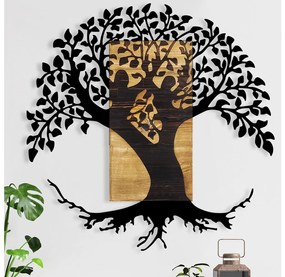 Asir Nástenná dekorácia 89x90 cm strom drevo/kov AS1714