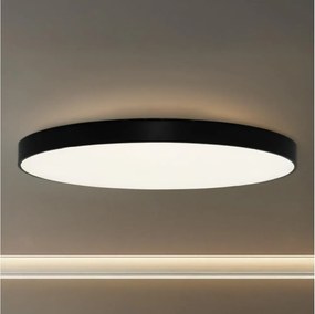 LED stropné svietidlo LED/300W/230V 3000/4000/6500K priemer 120 cm čierne