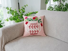 Obliečka na vankúš VASELLA 45x45 cm, ružový