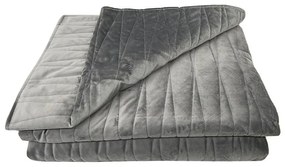 Prikrývka na posteľ Lido 170x220 tmavošedá Merkury Home