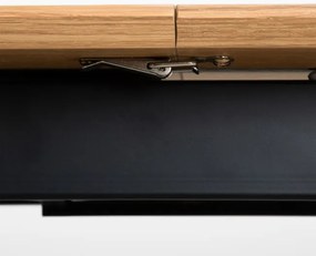 Rozkladací stôl 708862 A béžový / čierny