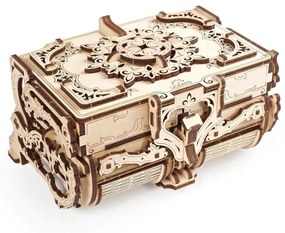 Ugears - 3D drevenené mechanické puzzle Starožitná šperkovnica