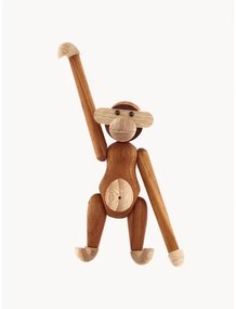 Ručne vyrobená dekorácia tíkkového dreva Monkey, V 19 cm