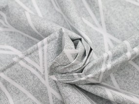 Krepové obliečky z Renforcé bavlny GRAY STRIPES sivé Rozmer obliečky: 70 x 90 cm | 140 x 200 cm