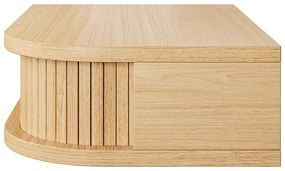 Nočný stolík v dekore duba v prírodnej farbe Farsta - Woodman