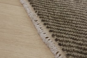 Mujkoberec Original, Ručne viazaný indický koberec Sirsa 1311 brown, 60x90, béžová, obývacia izba