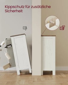 Kúpeľňová skrinka BBK753W01 biela