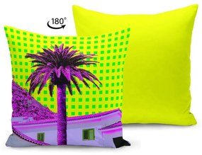 Vankúš s výplňou Kate Louise Neo Palm, 43 x 43 cm