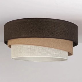 Brilagi - Stropné svietidlo TRIO 1xE27/60W/230V pr. 40 cm hnedá/béžová/biela