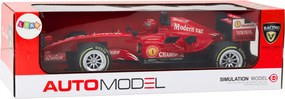 LEAN Toys RC pretekárske auto 1:12 so svetlami a zvukmi, červené