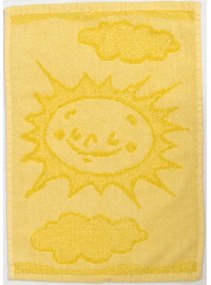 Detský uterák BEBÉ slniečko žltý 30x50 cm