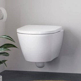 DURAVIT D-Neo závesné WC Rimless s hlbokým splachovaním, 370 x 540 mm, biela, s povrchom WonderGliss, 25770900001
