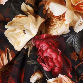 SATÉNOVÉ OBLIEČKY LUXURY PANERA 200X220 CM, 2KS 70X80 CM KVETY