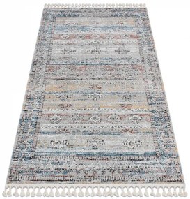 Moderný koberec BELLE BN25A béžovo / modrý