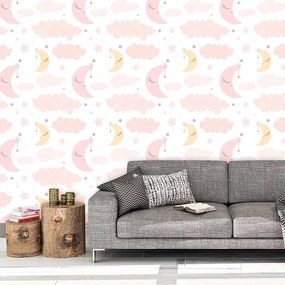 Sablio Tapeta Mesiačiky - 125x75 cm