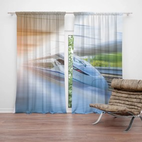 Sablio Záves Rýchlovlak prechádzajúci stanicou: 2ks 140x250cm