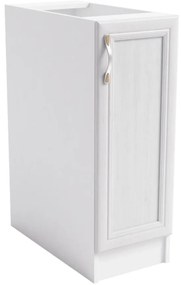 Skrinka do kuchyne Sycylia D30 P biela/dub lancelot