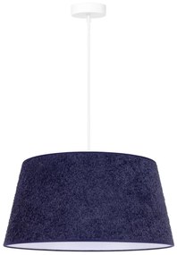 Duolla - Luster na lanku BOUCLE 1xE27/15W/230V pr. 50 cm modrá