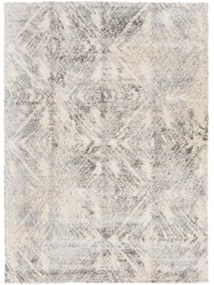 Kusový koberec shaggy Sevgi krémovo sivý 200x300cm