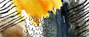 Obraz - Abstraktný akvarel (120x50 cm)