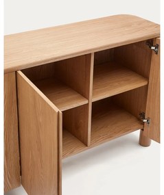 Komoda v dekore jaseňa v prírodnej farbe 200x79x40 cm Salaya – Kave Home