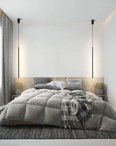 Toolight Toolight, LED stropné svietidlo 100cm, 18W, APP1449-C, čierna matná, OSW-04186