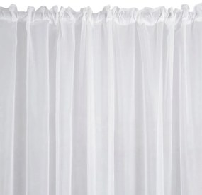Biela záclona na páske LUCY 300x250 cm