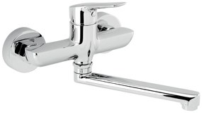 Novaservis Metalia 54 ECO, umývadlová drezová batéria 150 mm, chrómová, 54076-0E