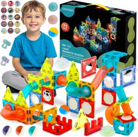 Magnetické kocky s osvetlením RK-763 Ricokids