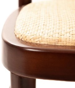 Jedálenská stolička LEGNO béžová / hnedá 871387