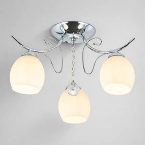 Prisadený luster ELLA 3xE27/15W/230V lesklý chróm
