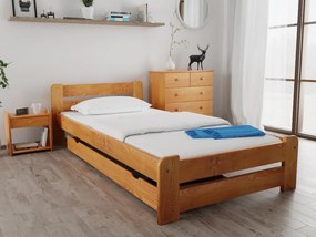 AKCIA Posteľ Laura 80 x 200, jelša II.akosť Rošt: Bez roštu, Matrac: Bez matraca