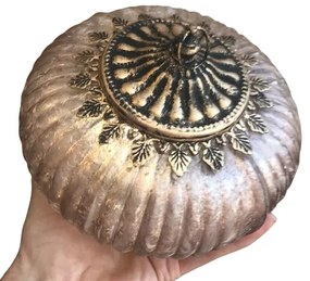 LED retro ružovo zlaté svietidlo kov