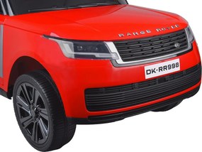 JOKOMISIADA Elektrické auto na batérie RANGE ROVER 4x4 s displejom na diaľkové ovládanie červené PA0319